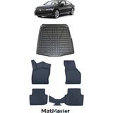 Volkswagen Passat B8 2022 Model 5d Premium Ekstra Havuzlu Paspas ve Bagaj Havuzu Set - Siyah