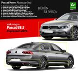 Volkswagen Passat B8.5 İcin Impression Krom Aksesuar Seti 33 Parca S Dizayn A+Kalite