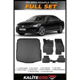 Volkswagen Passat B8 Bagaj Havuzu+4.5d Havuzlu Paspas Seti 2017 Model - Siyah