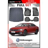 Volkswagen Passat B8 Sedan 2015-2023 4d Bagaj ve Pro Serisi Havuzlu Paspas Takımı - Siyah