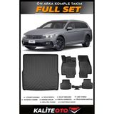 Volkswagen Passat B8 Stw Bagaj Havuzu+4.5d Havuzlu Paspas Seti 2021 Model - Siyah