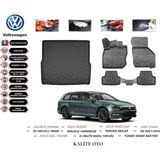 Volkswagen Passat B8 Stw Variant 2018 Model 3D Bagaj Havuzu+4d Havuzlu Paspas Seti - Siyah