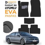 Volkswagen Passat B8 Uyumlu Hücreli Premium Eva Paspas Seti - Siyah