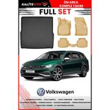 Volkswagen Passat B8 Variant 2022 Model 4d Bagaj ve Pro Serisi Havuzlu Bej Paspas Takımı - Siyah