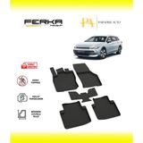 Volkswagen Passat B9 2024 ve Üstü 4d Havuzlu Paspas - Siyah