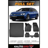 Volkswagen Passat B9 Bagaj Havuzu+4.5d Havuzlu Paspas Seti 2024 Model - Siyah