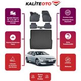 Volkswagen Passat B9 Stw 2025 Model Bagaj Havuzu+4d Araca Özel Havuzlu Paspas Takımıı Prqx - Siyah