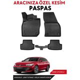 Volkswagen Passat B9 Variant 2025 Model Alt Araca Özel Havuzlu Paspas Takım - Siyah