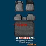 Volkswagen Passat cc 2012-2017 Bagaj Havuzu + Siyah 3D Havuzlu Paspas - Araca Özel - Çok Renkli