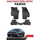 Volkswagen Passat cc 2015 Model Araca Özel Havuzlu Paspas Takım - Siyah