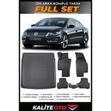 Volkswagen Passat cc Bagaj Havuzu+4.5d Havuzlu Paspas Seti 2011 Model - Siyah