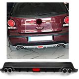 Volkswagen Polo 04-09 Uyumlu Body Kit Difüzör 4 Çıkış Yuvarlak Siyah Model 2