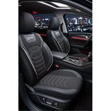 Volkswagen Polo 1.4 Tdi 90 Comfortline Tiptronic 2016 Uyumlu Ttn Oto Koltuk Kılıfı Tam Set Beyaz