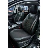 Volkswagen Polo 1.4 Tdi 90 Comfortline Tiptronic 2016 Uyumlu Ttn Oto Koltuk Kılıfı Tam Set Kırmızı