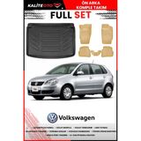 Volkswagen Polo 2007 Model 4d Bagaj ve Pro Serisi Havuzlu Bej Paspas Takımı - Siyah