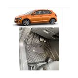 Volkswagen Polo 2019-2024 Arası Aracına Özel 8d Tek Katmanlı Havuzlu Paspas Takımı - Siyah