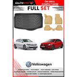 Volkswagen Polo 2024 Model 4d Alt Bagaj ve Pro Serisi Havuzlu Bej Paspas Takımı - Siyah