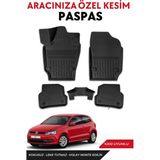 Volkswagen Polo 6r 2012 Model Araca Özel Havuzlu Paspas Takım - Siyah
