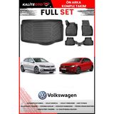 Volkswagen Polo Comfort/highline 2021 Model 4d Alt Bagaj ve Pro Serisi Havuzlu Paspas Takımı - Siyah