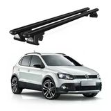 Volkswagen Polo Cross (2010 Ve Sonrası) Uyumlu Siyah Ara Atkı Port Bagaj Tavan Barı