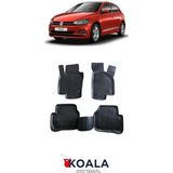 Volkswagen Polo Havuzlu Paspas 2017 2020 Uyumlu Arası - Siyah