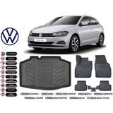 Volkswagen Polo Impression 2022 Model Bagaj Havuzu Araca Özel Siyah Extra Havuzlu Paspas Takımı