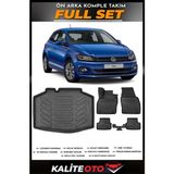Volkswagen Polo Impression Bagaj Havuzu+4.5d Havuzlu Paspas Seti 2024 Model - Siyah