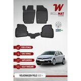 Volkswagen Polo Paspas Makyajlı Kasa 2021 Sonrası 3D Havuzlu Paspas Seti - Siyah
