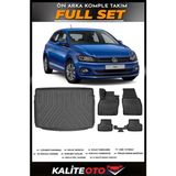 Volkswagen Polo Üst Bagaj Havuzu+4.5d Havuzlu Paspas Seti 2024 Model - Siyah