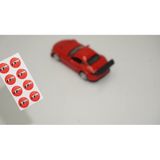 Volkswagen R Line Logo Jant Torpido Direksiyon 9mm Damla Sticker Logo Seti