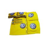 Volkswagen Sarı Penye Servis Kılıfı Kemer Konforu Oto Boyun Yastığı Ve Ayna Ipi Hediyesi