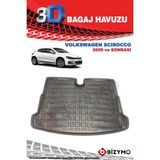 Volkswagen Scirocco 2009 ve Sonrası 3D Bagaj Havuzu Bizymo - Siyah