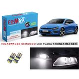 Volkswagen Scirocco Plaka Aydınlatma Ampul Seti Femex Parlak Beyaz