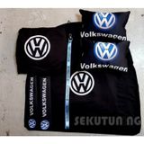 Volkswagen Siyah Servis Kılıfı,Boyun Yastık,Kemer Pedi,Ayna Ipi (266414686)