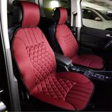 Volkswagen T-Roc Lüx Oto Koltuk Minderi Ön 2'li Set Elegance Serisi BORDO SİYAH