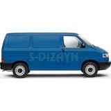 Volkswagen T4 Transporter 1995-2003 2 Parça Krom Cam Çıtası