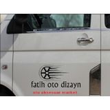 Volkswagen T5 Transporter 2003-2010 2 Parça Krom Cam Çıtası