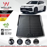 Volkswagen Tayron Bagaj Havuzu 2024 Sonrası Uyumlu 3D Wöller Ultraflex Esnek - Siyah