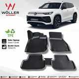 Volkswagen Tayron Paspas 2024 Sonrası Uyumlu 3D Wöller Ultraflex Esnek - Siyah
