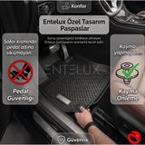 Volkswagen Tiguan 2.0 Tdi White Night 2009 ile Uyumlu TPE 3D Premium Paspas Seti