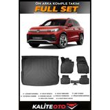 Volkswagen Tiguan Üst Bagaj Havuzu+4.5d Havuzlu Paspas Seti 2025 Model - Siyah