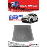 Volkswagen Touareg 2020 ve Sonrası 3D Bagaj Havuzu Bizymo - Siyah