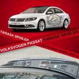 Volkswagen Vw Cc Bagaj Üstü Slim Yarasa Spoiler Piano Black Parlak Siyah