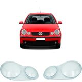 Volkswagen Vw Polo 2002-2005 Uyumlu Sağ + Sol Far Camı Takım 2 Adet 6Q1941007AF 6Q1941008AF