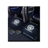Volkswagen Yeni Logo Kapı Altı Led Aydınlatma Araç Logolu