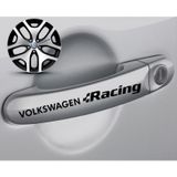 Volkwagen Racing kapı Kolu Sticker Yapıştırma 8 Ad