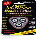 Vollco Bileme Başlıkları VSH-2 Siyah - Bu Yedek Başlıkları Kullanarak Tüm Philips Norelco Tıraş Makinelerini keskinleştirir: HQ-167, HQ-177, HQ-5, HQ-55, HQ-56, HQ-6 HQ-7, HQ-8, SH-30 ve SH-50