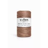 vollen yarn 1.5mm-150mt Polyester Makrome Ipi, Supla Ipi, Çanta Ipi, Bileklik Ipi, Makrame, Camel