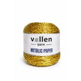 vollen yarn 250 Gr- 320 M, Premium Metalik Kagıt Ip,Parlak Çanta Ip,Simli Metalik Ip,Metalik Abiye Ip