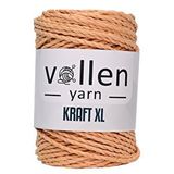 Vollen Yarn Premıum 3 Büküm Kağıt Halat İpi, Dikiş Makinesi İpi, Hasır Çanta Ve Şapka İpi 250gr